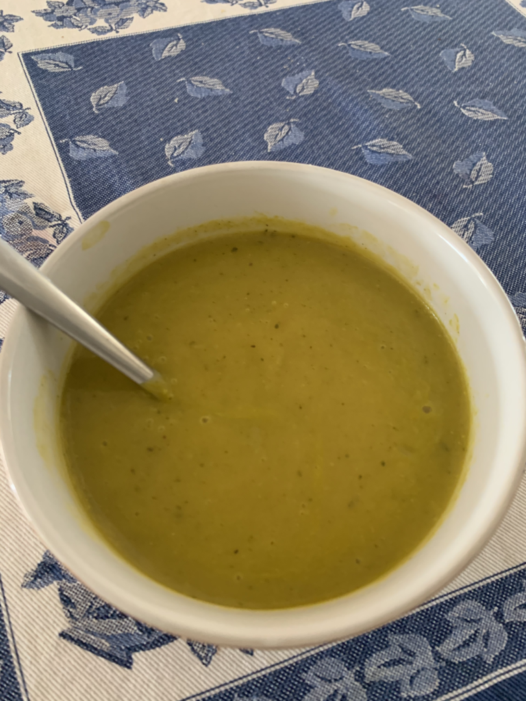 Zucchini homemade dairy-free cream