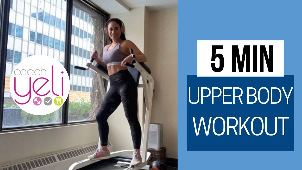 How to work your upper body in 5 min!