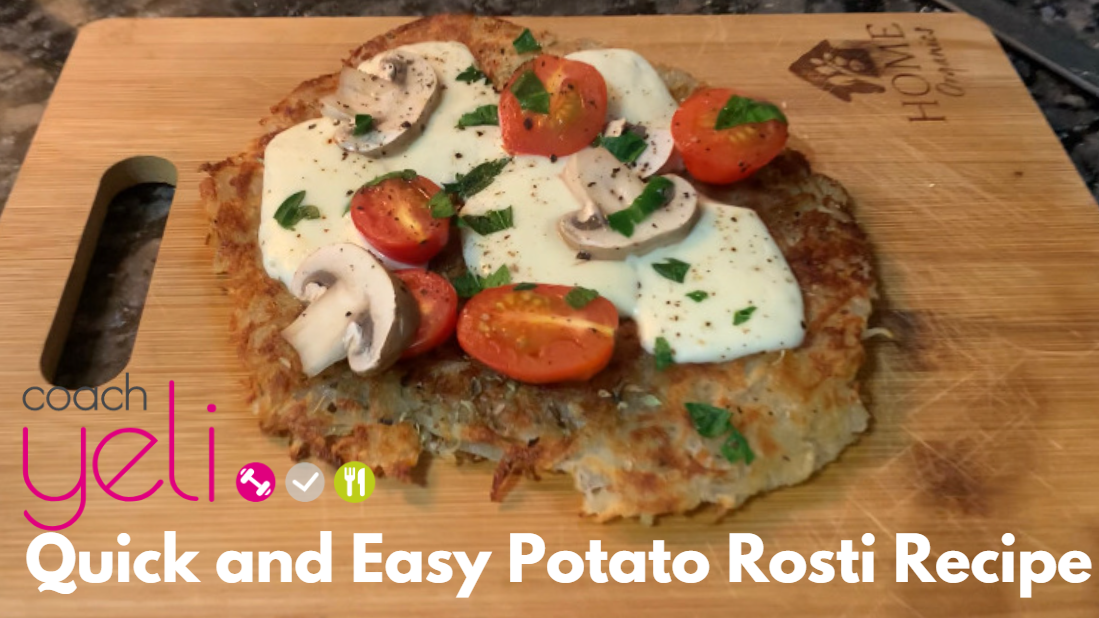 Quick and easy homemade potato rosti